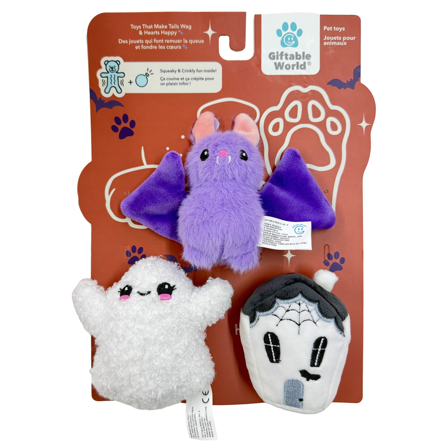Giftable World: 4" Spooklings - 3 Pack
