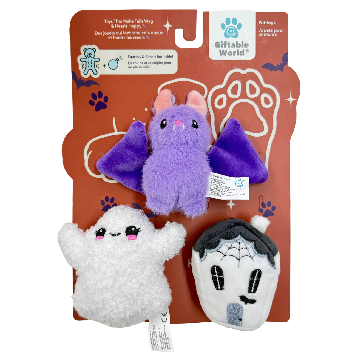 Giftable World: 4" Spooklings - 3 Pack