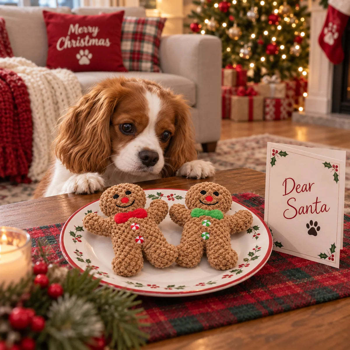 Petlou: Christmas Twin Pack Gingerbread Man 6"