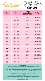 DOG STRETCH FLEECE | Goldpaw: Fluro Pink