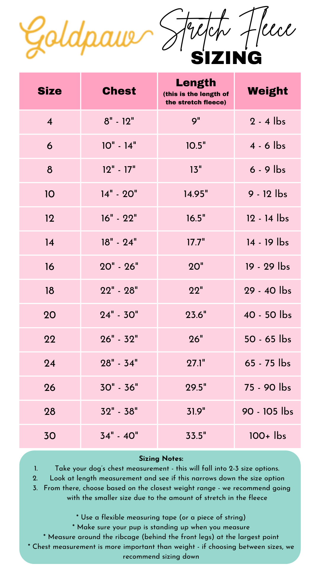 DOG STRETCH FLEECE | Goldpaw: Fluro Pink