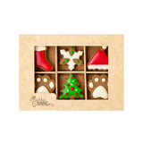 DOG TREATS | Golden BARKery: Christmas 12 Pup Biscuits Box