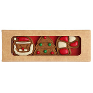 DOG TREATS | Golden BARKery: Christmas Tree Santa Candy Cane TRIO