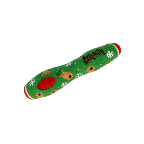 KONG: Christmas Holiday AirDog Squeaker Stick Dog Toy (Large)