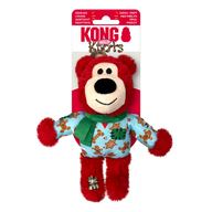 KONG: Christmas Holiday Wild Knots Bear Red (Medium/Large) (NEW)