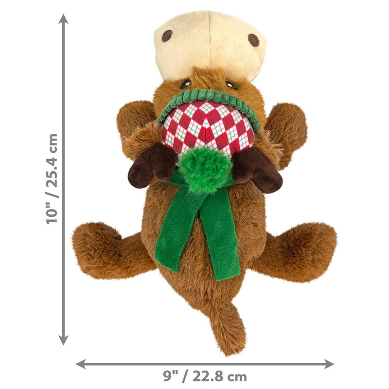 KONG: Christmas Holiday Cozie Reindeer Dog Toy - Checker Hat (NEW)