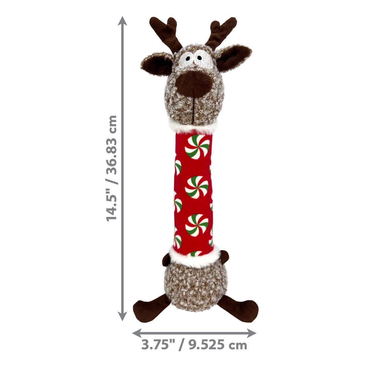 KONG: Holidays Shakers Luvs Reindeer Red - Medium (NEW)