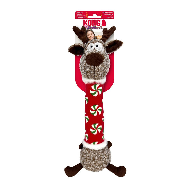 KONG: Holidays Shakers Luvs Reindeer Red - Medium (NEW)