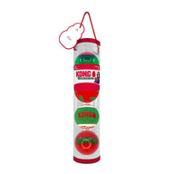 KONG: Christmas Holiday Occasions Balls - Pack of 4 (NEW)