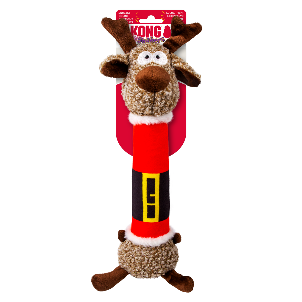 KONG: Holidays Shakers Luvs Reindeer Red - Medium