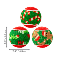 KONG: Holiday Squeaker Balls 6PK - Medium