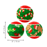 KONG: Holiday Squeaker Balls 6PK - Small