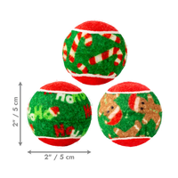 KONG: Holiday Squeaker Balls 6PK - Small
