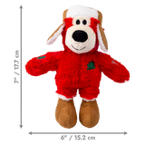 KONG: Holiday Wild Knots Bear Red S/M