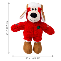 KONG: Holiday Wild Knots Bear Red S/M