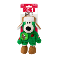 KONG: Holiday Wild Knots Bear Green S/M