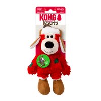 KONG: Holiday Wild Knots Bear Red S/M
