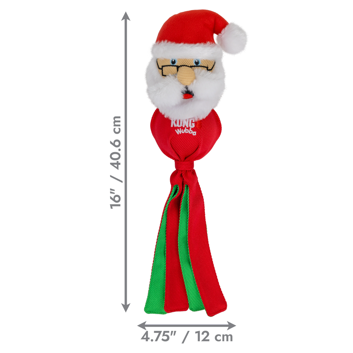 KONG: Holiday Wubba Santa - Large