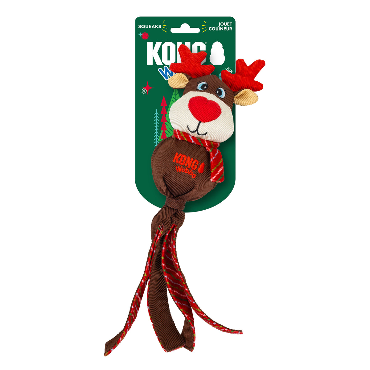 KONG: Holiday Wubba Reindeer - Large