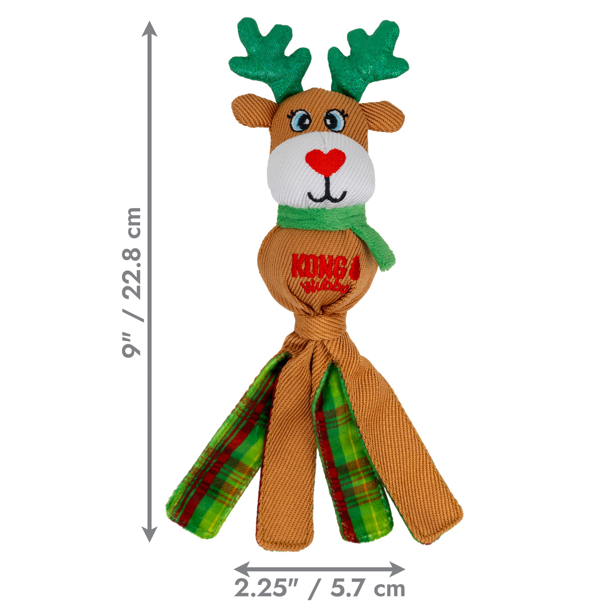 KONG: Holiday Wubba Reindeer - Small