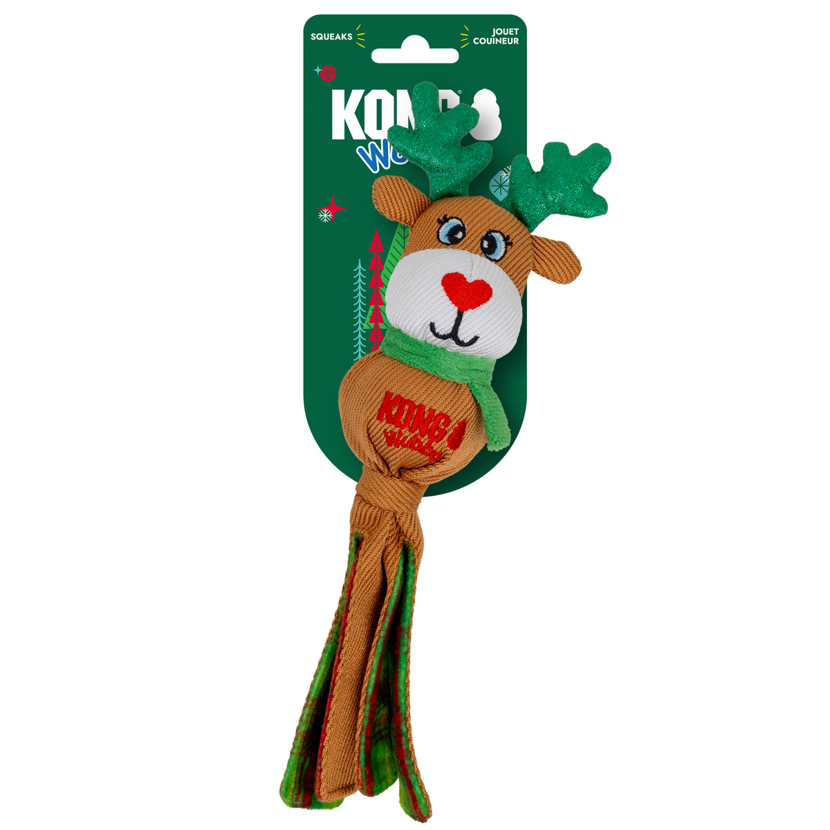KONG: Holiday Wubba Reindeer - Small
