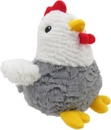 HAL: Smoochy Pet Pals  - Chubby Rooster Squeaky Toy (Gray)