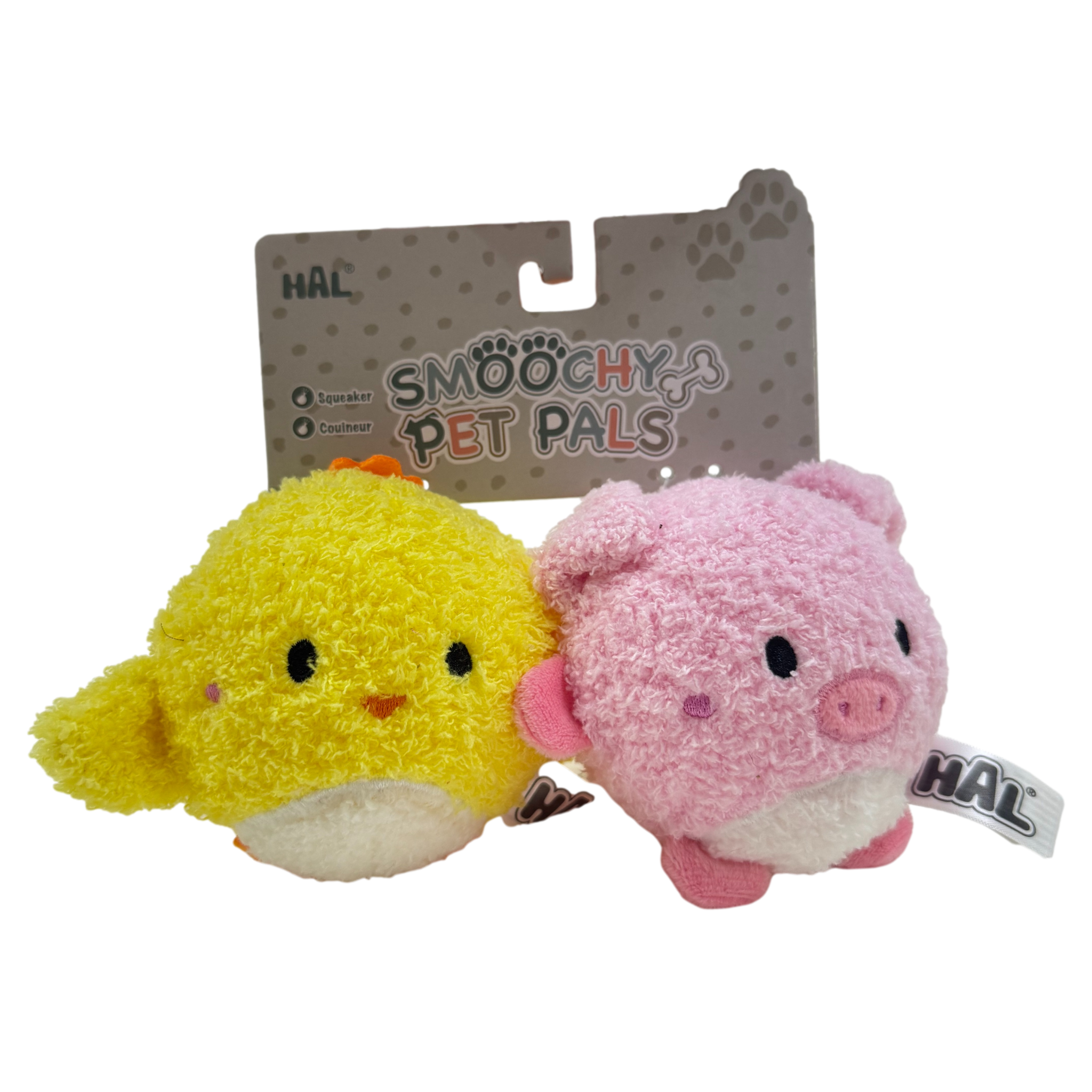 HAL: Smoochy Pet Pals  - Chick & Piglet Balls (2 Pack)