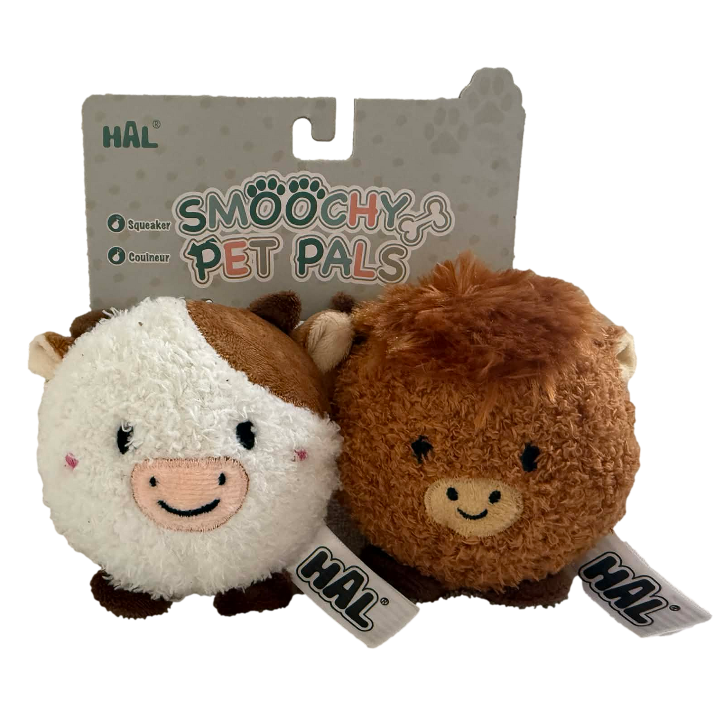 HAL: Smoochy Pet Pals  - Cow Balls (2 Pack)