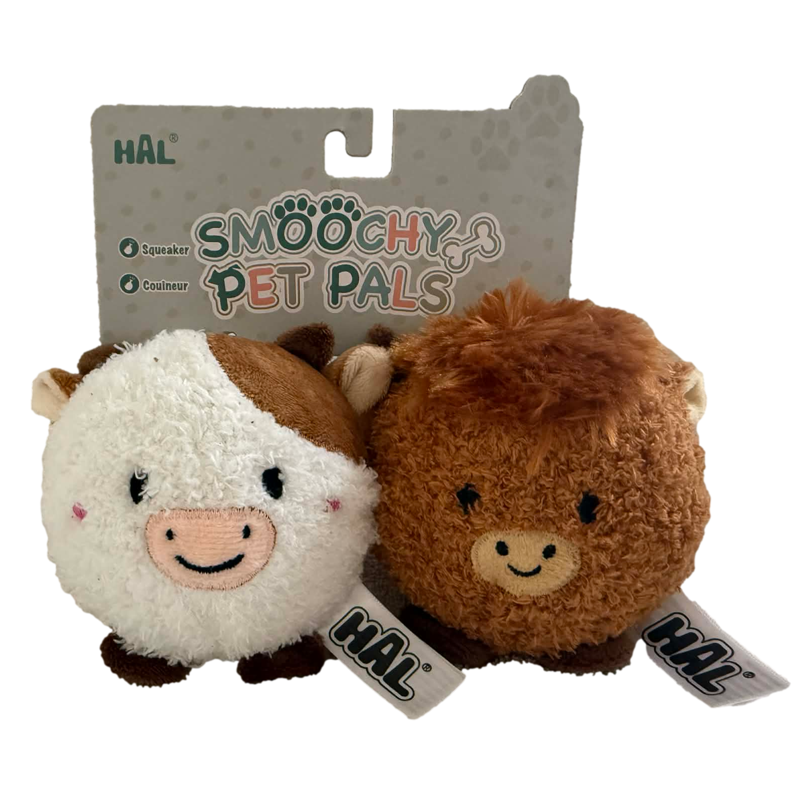 HAL: Smoochy Pet Pals  - Cow Balls (2 Pack)