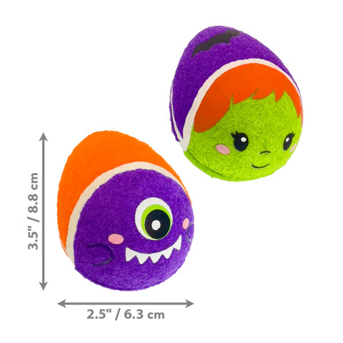 KONG: Halloween AirDog Squeaker Egg 2-PK Medium (NEW)