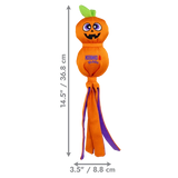 KONG: Halloween Wubba Ballistic Large - Jack-O-Lantern