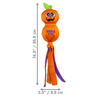 KONG: Halloween Wubba Ballistic Large - Jack-O-Lantern