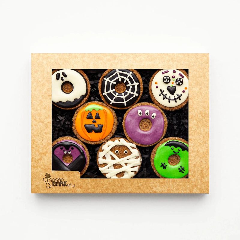 DOG TREATS Golden BARKery: Spooktacular Dog Donuts