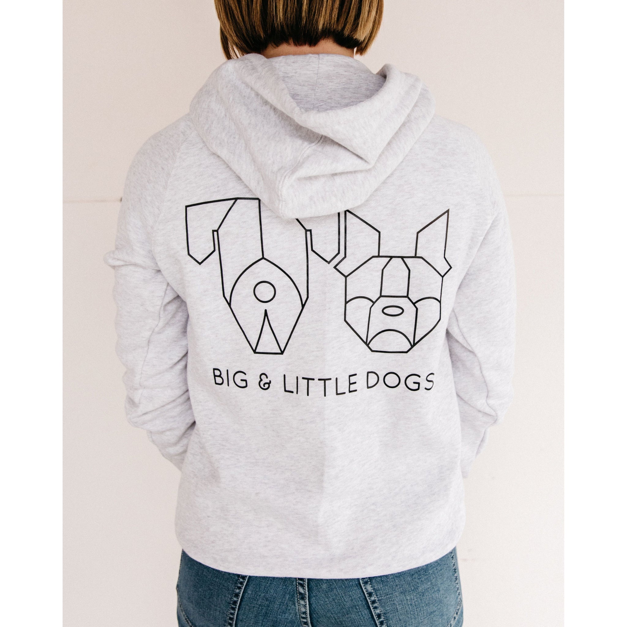 Pawrent BLD Gang Grey Marle Premium Hoody Jumper with BLD Logo