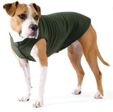 Goldpaw: DOG STRETCH FLEECE | Hunter Green