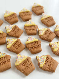 DOG TREATS | The Organic Dog Co: XL Birthday Cupcake  (1 Pce)