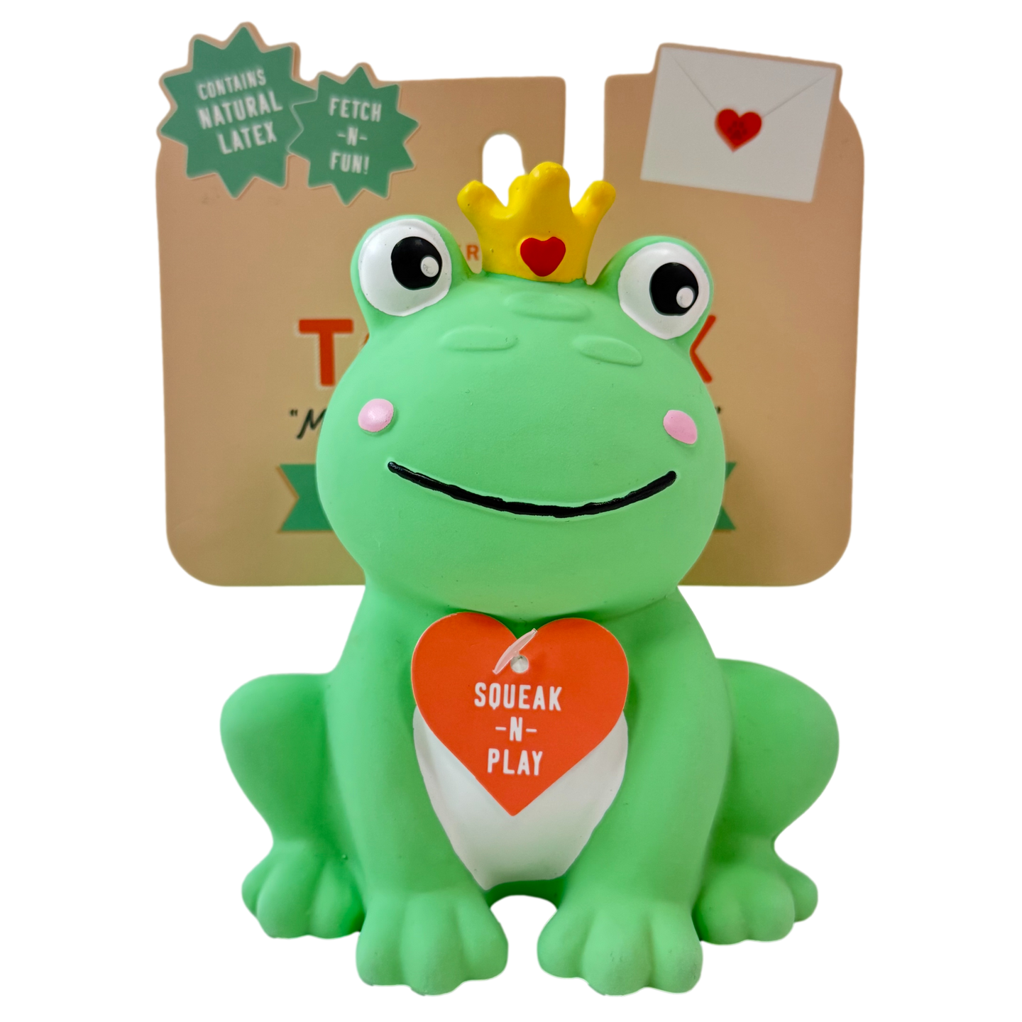 Fringe Studio: My Heart Jumps For You Latex Dog Toy (NEW)