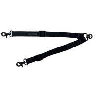 DOG ADJUSTABLE LEASH SPLITTER: Black (with swivel attachment)