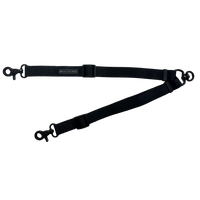 DOG ADJUSTABLE LEASH SPLITTER: Black (with swivel attachment)