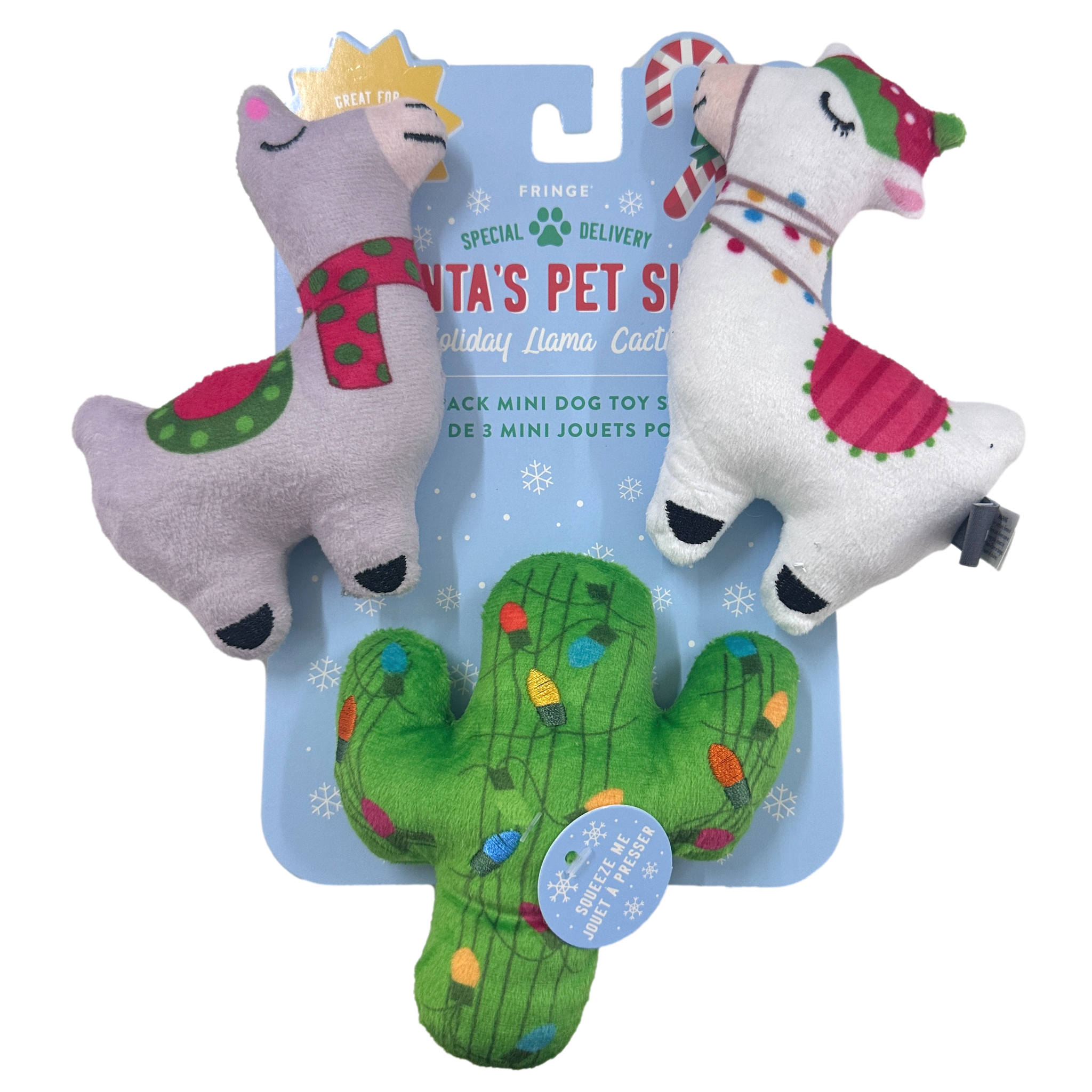 Fringe Studio: Holiday Llama Cactus (3 Pce)