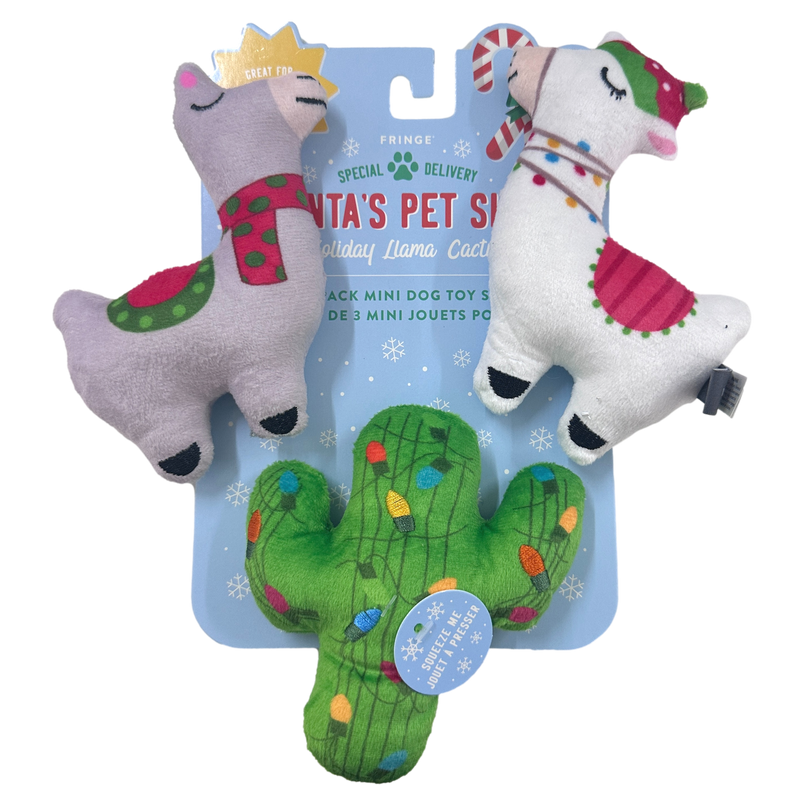 Fringe Studio: Holiday Llama Cactus (3 Pce)