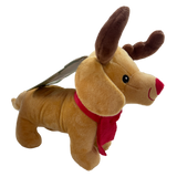 Giftable World: Tan Dachshund with Antlers