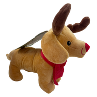 Giftable World: Tan Dachshund with Antlers