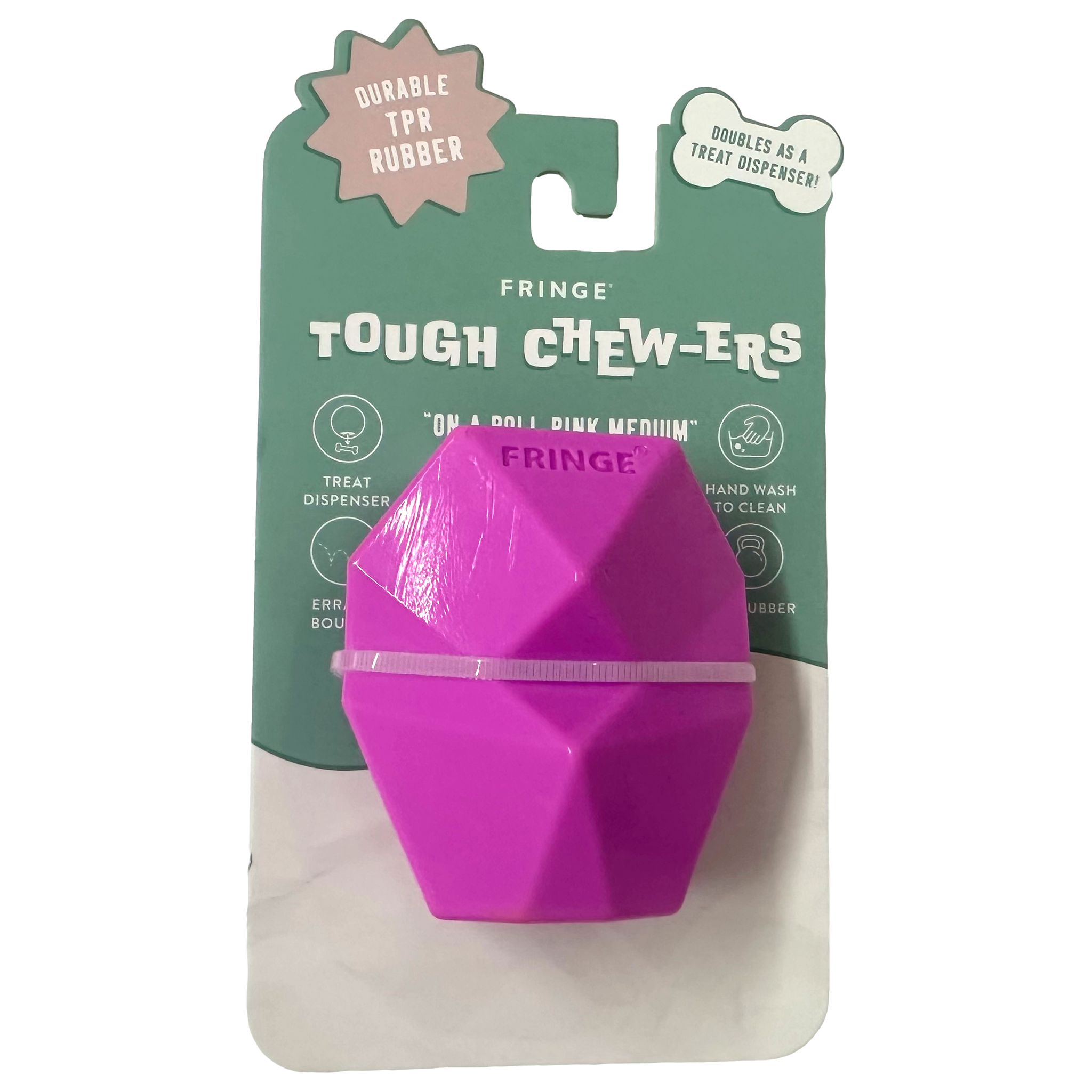 Fringe Studio: Tough Chew-ers - On A Roll Pink Medium (NEW)