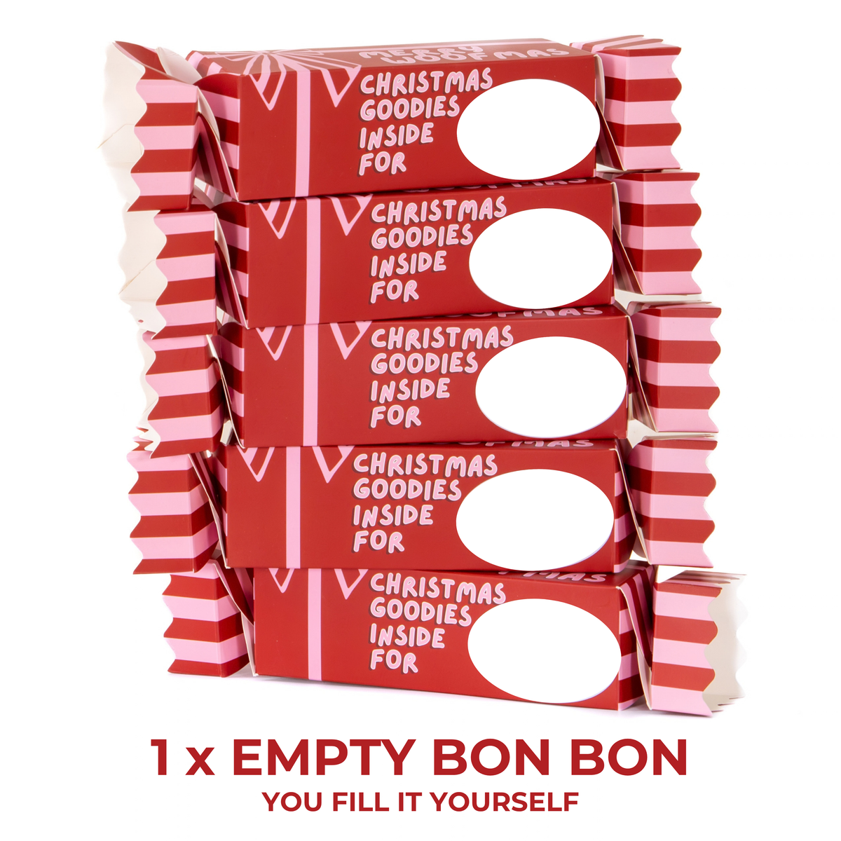 Big & Little Dogs "Merry Woofmas" Bon Bon (1 Pce Empty)