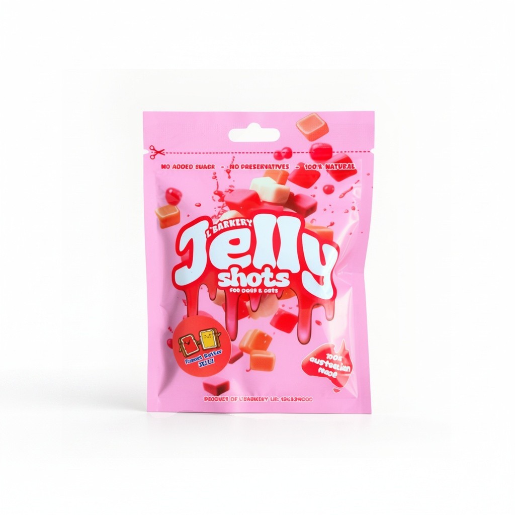 DOG TREATS L'Barkery: Jelly Shots - Peanut Butter Jelly