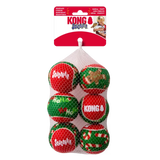 KONG: Holiday Squeaker Balls 6PK - Medium