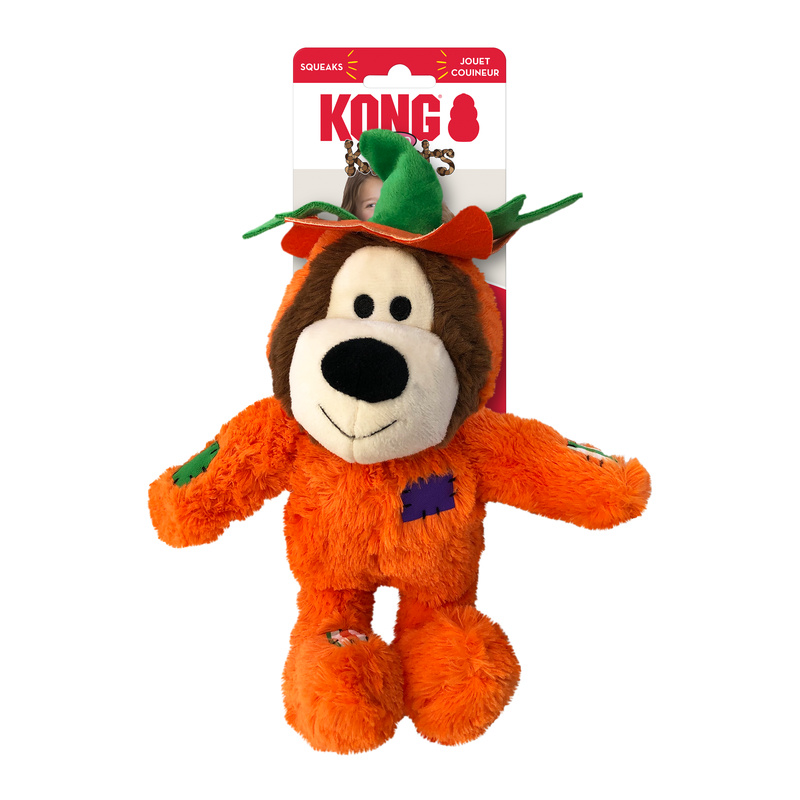 KONG: Halloween Wild Knots Pumpkin Bear (Medium/Large) (NEW)