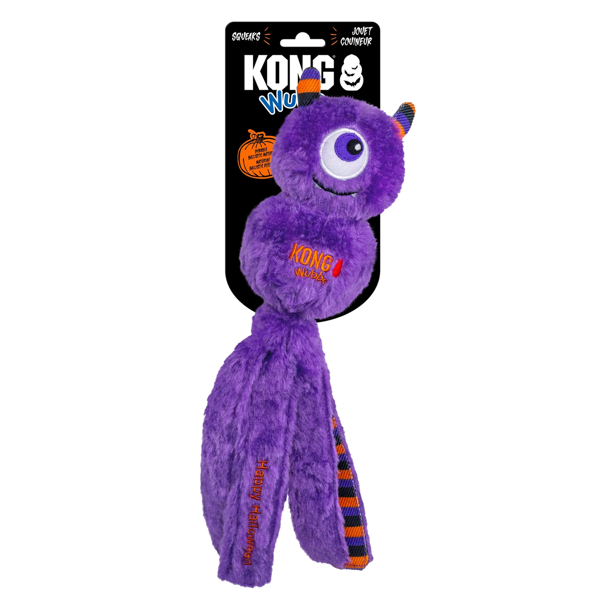 KONG: Halloween Wubba Ballistic Large - Monster Purple