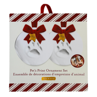 Kate & Milo: DIY Paw Print Ornament Set